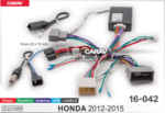 Комплект проводов для Android CARAV 16-042 для HONDA 2012-2015