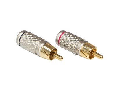 RCA разъем Aura RCA-P602, 6 мм вход, 4 шт.