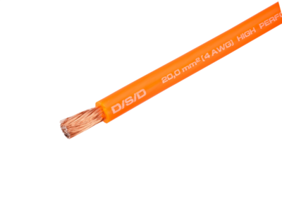 Силовой кабель DSD DPC-C04O CCA, 4awg/20mm2 20м оранжевый