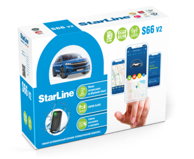 Автосигнализация StarLine S66 v2 BT 2 CAN-4LIN GSM