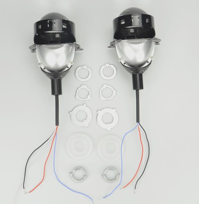 Светодиодная BI-LED линза AOZOOM A5+ Bi-Led 2020, 3.0 дюйма, 35w, 9-16v, крепление 3R и винтом, пара