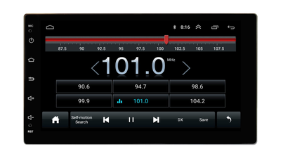 Автомагнитола Wide Media LC7001-ON-2/32 универсальная бездисковая 2-din 7"