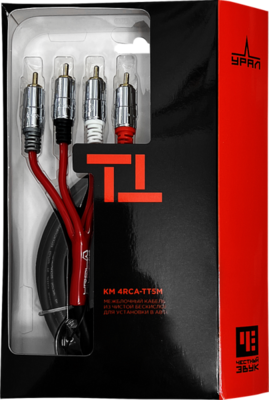 Межблочный кабель УРАЛ ТТ КМ 4RCA-ТТ5М