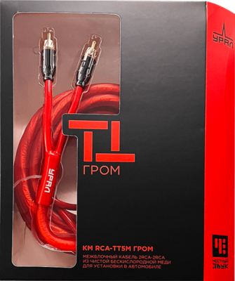 Межблочный кабель УРАЛ ТТ КМ RCA-ТТ5М