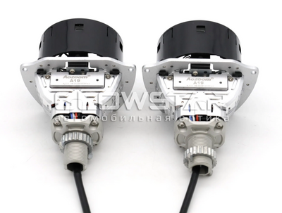 Светодиодная BI-LED линза AOZOOM A19 2024, 3.0 дюйма, 5500K, 58W/50W, встроенный драйвер