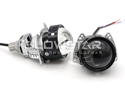 Светодиодная BI-LED линза AOZOOM A19 2024, 3.0 дюйма, 5500K, 58W/50W, встроенный драйвер