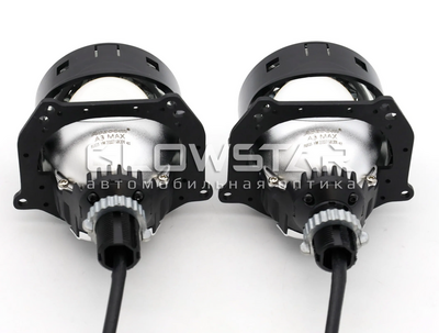 Светодиодная BI-LED линза AOZOOM A3 Max 2024 New, 2.5 дюйма, 5500К, съемное крепление, встроенный драйвер