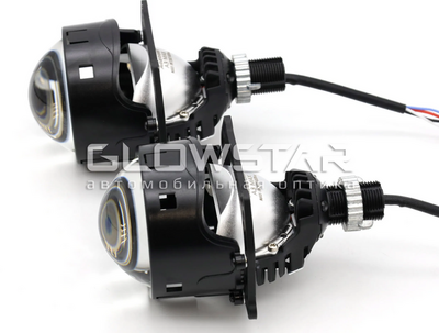 Светодиодная BI-LED линза AOZOOM A3 Max 2024 New, 2.5 дюйма, 5500К, съемное крепление, встроенный драйвер