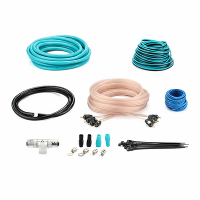 Комплект проводов ASPECT AWK-4.4 для 4-кан. усил. 4AWG, 2RCA-2RCA, омедненный алюминий (ССА)