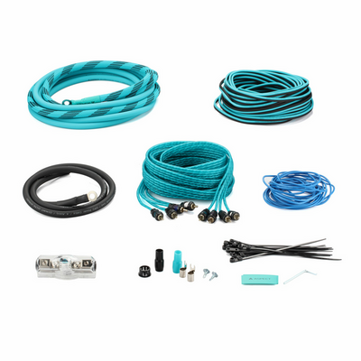 Комплект проводов ASPECT AWK-4.4PRO для 4-кан. усилителя, бескислородная медь (OFC), 4AWG, 4RCA-4RCA