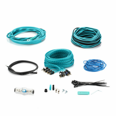 Комплект проводов ASPECT AWK-8.4PRO для 4-кан. усилителя, бескислородная медь (OFC), 8AWG, 4RCA-4RCA