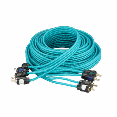 Межблочный кабель ASPECT RCA-CL4.5, Cyan Line, витая пара, бескислородная медь (OFC), 1 экран, 4RCA-4RCA, 5м