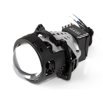 Светодиодная BI-LED линза MTF MAXBEAM 2.0 ОЕМ, бескорпусные, ближ/дальн 12В, 65/72Вт, 5500К, 3 дюйма, шагрень (ST72K5) (пара)