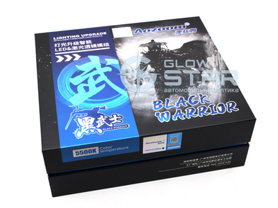 Светодиодная BI-LED линза AOZOOM Black Warrior New 3.0 дюйма, 2 чипа, 5500K, 12V, 55W/65W, крепление 3R