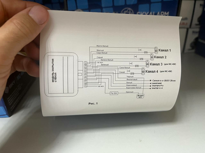 Доводчик стёкол SKY MC-4W (4 стекла)