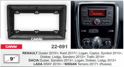 Рамка переходная CARAV 22-691