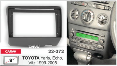 Рамка переходная CARAV 22-372 для Toyota
