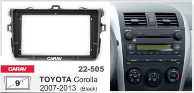 Рамка переходная CARAV 22-505 для TOYOTA
