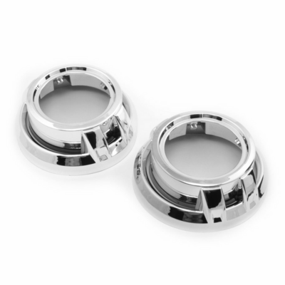 Маска для би-линз MTF №4 для Bi-LED линз 3", хром (MK04C)