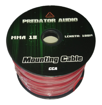 Монтажный провод Predator Audio CCA MMA18 (бухта 100м)