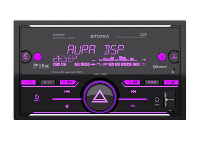 Автомагнитола Aura STORM-846DSP 2DIN USB-ресивер