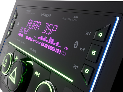 Автомагнитола Aura VENOM-D868DSP 2DIN USB-ресивер