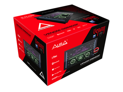 Автомагнитола Aura VENOM-D868DSP 2DIN USB-ресивер