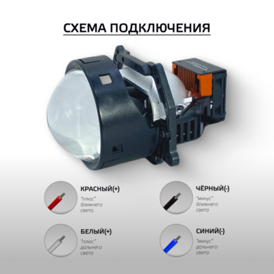 Светодиодная BI-LED линза Viper ViperZoom Collimator 3"