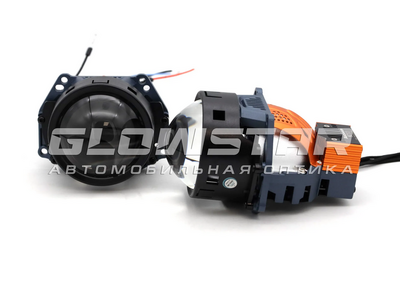 Светодиодная BI-LED линза AOZOOM K11 2026 3.0 дюйма, 2 чипа, 63W/70W, 12V, 5800K, крепление 3R (комплект, 2шт) (K11)