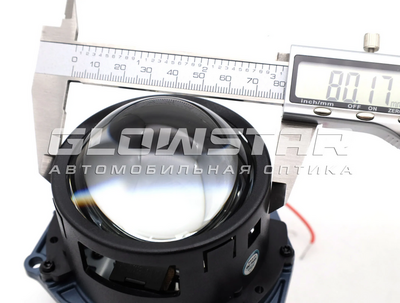 Светодиодная BI-LED линза AOZOOM K11 2026 3.0 дюйма, 2 чипа, 63W/70W, 12V, 5800K, крепление 3R (комплект, 2шт) (K11)