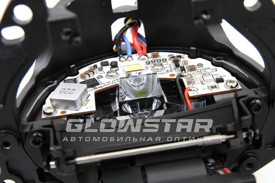 Светодиодная BI-LED линза AOZOOM A30 2025 3.0 дюйма, 5500K, 4 чипа, 12V, 54W/79W, крепление 3R и съемное гаечное