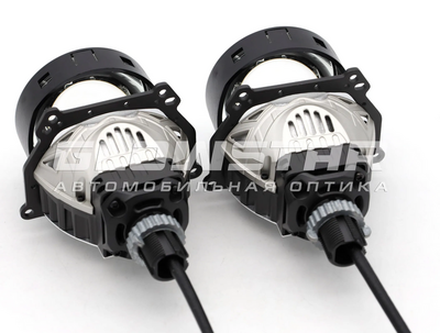 Светодиодная BI-LED линза AOZOOM A11 2025 3.0 дюйма, 2 чипа, 5500K, 12V, 56W/64W, крепление 3R и съемное гаечное (A11)