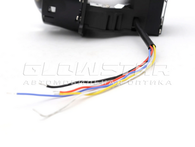 Светодиодная BI-LED линза AOZOOM K3 Dragon Knight New DK200 (III поколение) 3.0 дюйма, 2 чипа, 5500K, 12V, 50W/60W, крепление 3R (комплект, 2шт)