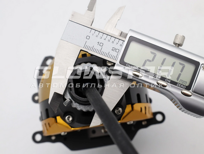 Светодиодная BI-LED линза AOZOOM A15 PRO 5500K 2026, 3.0 дюйма, 2 чипа, 12V, 58W/65W, крепление 3R и съемное гаечное (комплект, 2шт) (A15PRO-5500K)