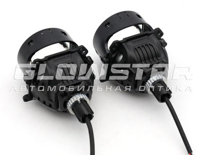 Светодиодная BI-LED линза AOZOOM K10 2025 3.0 дюйма, 2 чипа, 5500K, 12V, 58W/66W, крепление 3R и съемное гаечное (K10)