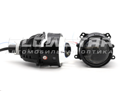 Светодиодная BI-LED линза AOZOOM K10 2025 3.0 дюйма, 2 чипа, 5500K, 12V, 58W/66W, крепление 3R и съемное гаечное (K10)