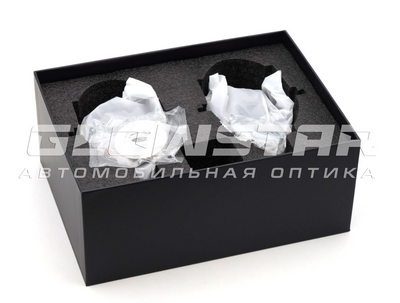 Светодиодная BI-LED линза AOZOOM K10 2025 3.0 дюйма, 2 чипа, 5500K, 12V, 58W/66W, крепление 3R и съемное гаечное (K10)