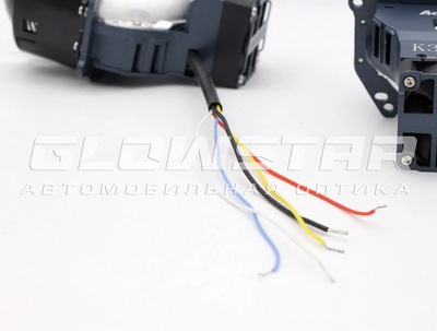 Светодиодная BI-LED линза AOZOOM Билед модули Aozoom K3 Pro 2025 Dragon Knight New (новое поколение) 3.0 дюйма, 2 чипа, 5500K, 12V, 50W/60W, крепление 3R (комплект, 2шт) (K3Pro)