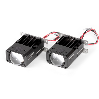 Светодиодная BI-LED линза MTF серия CONSTRUCTOR SLIM дальний свет, 12В, 20ВТ, 6000К, IP65, 2шт. (CS20HB)