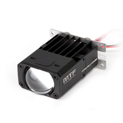 Светодиодная BI-LED линза MTF серия CONSTRUCTOR SLIM ближний, СТГ линия, 12В, 20ВТ, 6000К, IP65, 2шт. (CS20LB1)