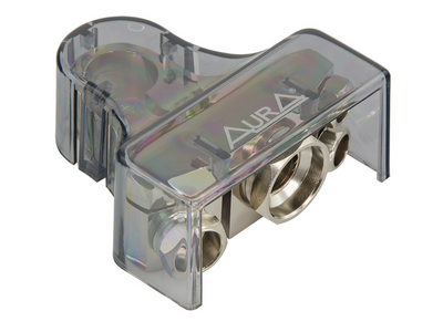 Аккумуляторная клемма Aura BTG-048P, 1x0/1Ga+1x4Ga+2x8Ga вход, плюсовая
