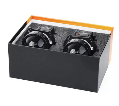 Светодиодная BI-LED линза AOZOOM A10 24 вольта, 3.0 дюйма, 2 чипа, 5500К, 24V, 58W/66W, крепление 3R