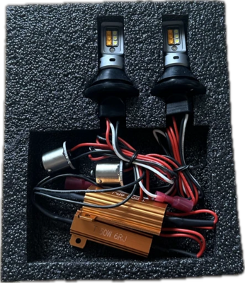 Дневные ходовые огни Viper +поворотник 12SMD CREE White+Yellow (1156 )