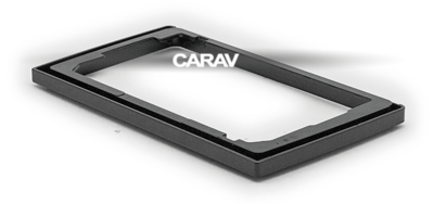 Рамка переходная CARAV 22-1975  универсальная с 10.1" на 9" черный глянец