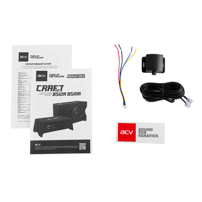 Сабвуфер ACV  CRAFT BS12A активный плоский 12 дюймов корпусной SLIM