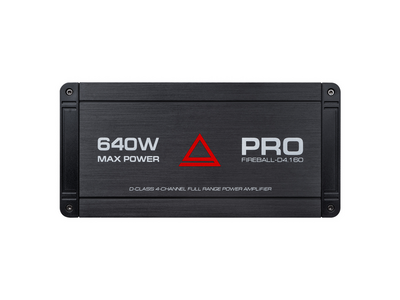 Усилитель Aura FIREBALL-D4.160 PRO 4-канальный D-класс, 4х100 Вт RMS