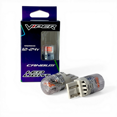 Светодиодная лампа Viper 7443(W21/5W) (2835) 16SMD Red