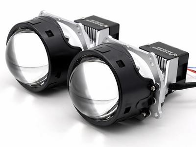 Светодиодная BI-LED линза AOZOOM Gen5 Laser (AAPD-05) 5 пок., 3.0 дюйма, 2 чипа + Лазер, 5500К, 12V, 50W/56W, крепление 3R