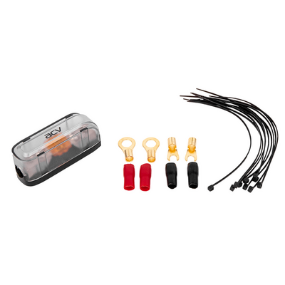 Комплект проводов ACV  KIT 2.8SL  (2-х кан усил-ля 8AWG/Mini ANL 40A)