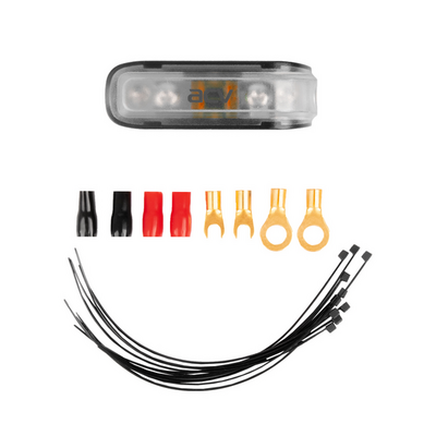 Комплект проводов ACV KIT 2.8BR (2-х кан усил-ля 8AWG/Mini ANL 40A)
